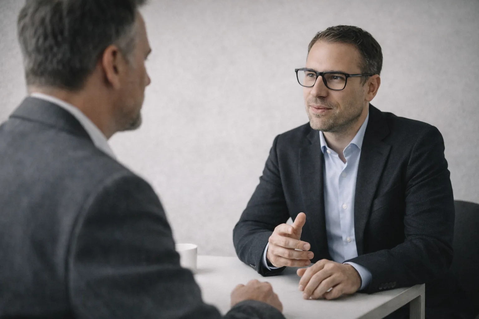 Beratungsgespräch zu Zusammenarbeit und Markenpartnerschaft bei Vitali & Co. in Zürich